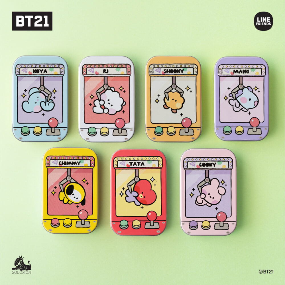 BT21 minini Tin Case Sticker Set (TCS-BT21-M)